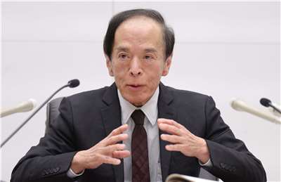 日本央行總裁植田和男。(AFP)