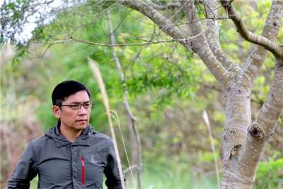 作家吳明益是國家文藝獎史上最年輕的文學類得主。(吳明益提供)