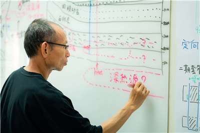 中研院地球所李建成研究員繪製宜蘭員山地熱地質模型概念圖。 (圖:中央研究院)