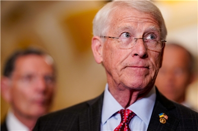 美國聯邦參議院軍事委員會共和黨籍主席韋克爾(Roger Wicker)。 (檔案照)