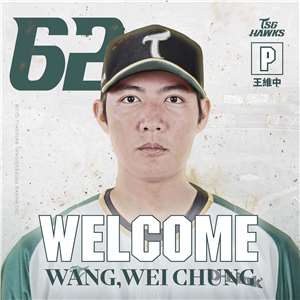 台鋼雄鷹與左投王維中達成加盟共識。(台鋼雄鷹提供)