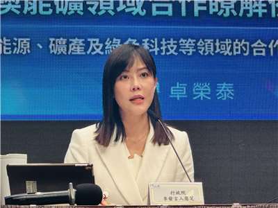 行政院發言人李慧芝。(鄭佑漢 攝)