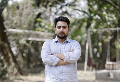 孟加拉國家公民黨主席伊斯蘭（Nahid Islam）。資料照片。