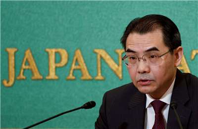 中國駐日大使吳江浩。資料照。