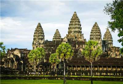 泰柬邊境衝突衝擊觀光，吳哥遺址頓失觀光客。資料照。(Unsplash)