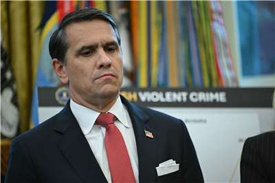 美國司法部副部長布蘭奇(Todd Blanche)。資料照片。