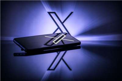 社群媒體平台X。 (AFP)