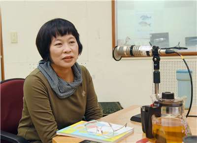 陳倩慧館長接受美麗的台灣節目專訪