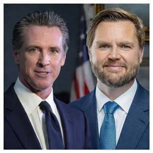 CNN民調指出，2028美國總統選舉，加州州長紐松(Gavin Newsom)(左)與美國副總統范斯(JD Vance)領先。(AI合成圖∕AFP、白宮官網)。
	
	  
	
	  
	 
	

1
/1234
