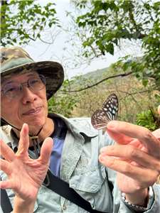 臺灣蝴蝶保育學會顧問兼志工培訓講師黃行七老師