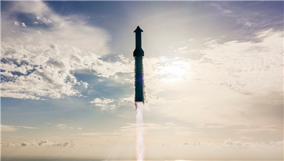 SpaceX一枚實驗性火箭今年1月在發射數分鐘後爆炸解體，FAA文件揭露，當時曾導致一架民航客機必須在穿越可能存在火箭碎片的空域，陷入飛安危機。圖為SpaceX火箭星艦升空試飛。資料照片(X平台)



