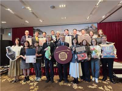 國立故宮博物院24日舉行年終記者會，除回顧今年成果，並預告2026年重點展覽規劃。(江昭倫 攝)