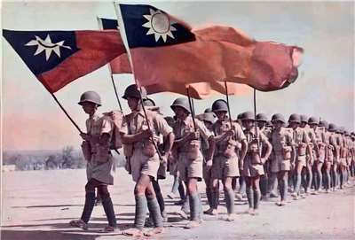 二戰時期，在印度參加「聯合國日」閱兵的中華民國駐印軍。(徐全提供)