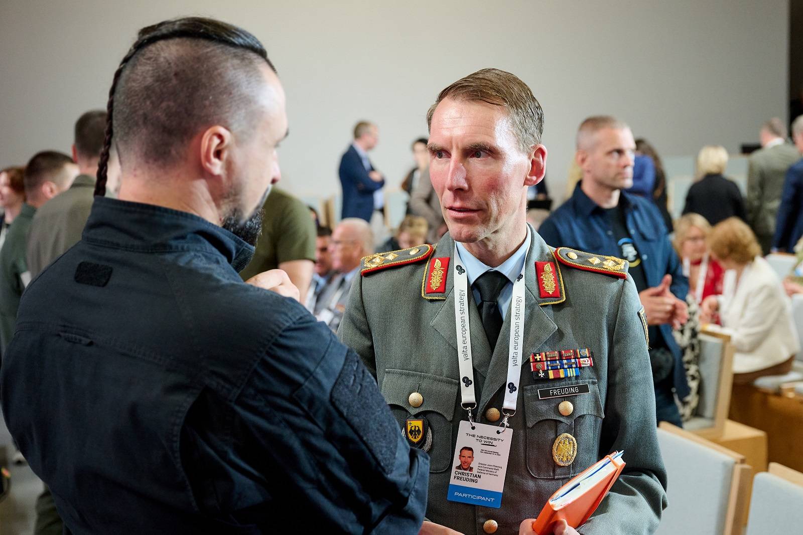 德國國防部烏克蘭局勢中心主任、陸軍少將佛洛伊丁(Christian Freuding)。（資料照/圖：X@yes_ukraine）