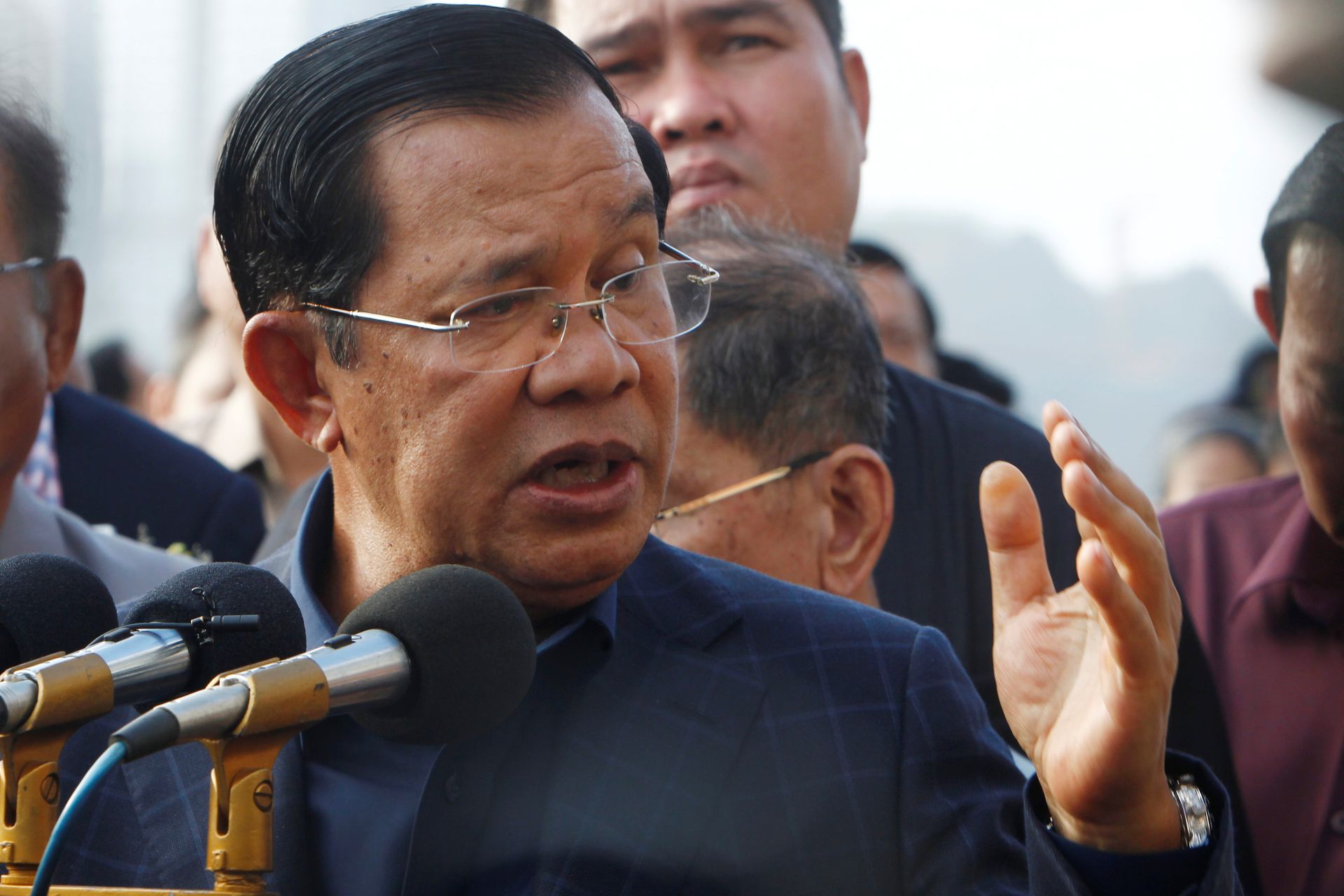 柬埔寨前總理洪森(Hun Sen)。 