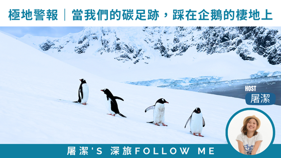 南極最後機會旅遊
極地警報｜當我們的碳足跡，踩在企鵝的棲地上