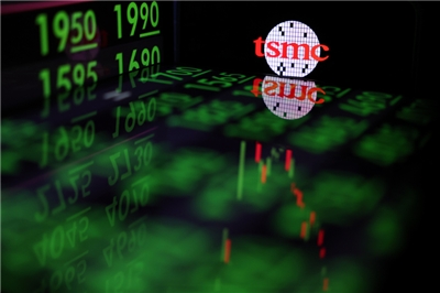 台積電16日開盤小跌，面臨22000點關卡保衛戰。 (中央社資料照片)