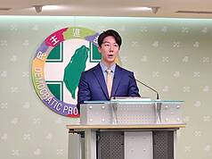 民進黨發言人吳崢。檔案照。
