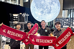 中央大學團隊研發的深太空輻射探測儀1月隨日本登月小艇發射，首次飛到低地球軌道外並回傳觀測資料，成為台灣飛行距離最遠的科學酬載。(圖：中央社)