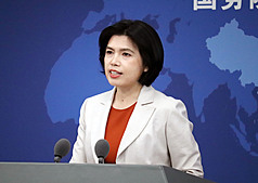 中國大陸國台辦發言人朱鳳蓮11日在例行記者會上回
應媒體提問。