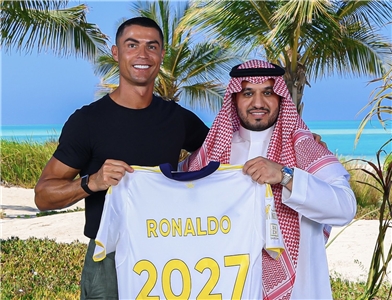足壇巨星C羅與沙聯艾納斯續約2年。 (圖:IG@cristiano)