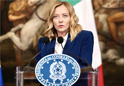 義大利總理梅洛尼(Giorgia Meloni)(圖)政府反對放寬公民身分規定和加強勞動法規兩項公投。(義大利總理府提供/資料照片)(圖：中央社)