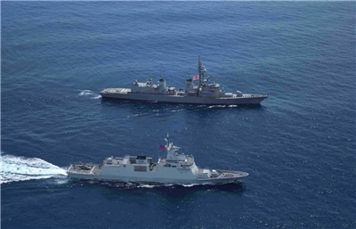 日本與菲律賓14日在南海舉行聯合演習「海上合作行動」。(翻攝日本統合幕僚監部官網)