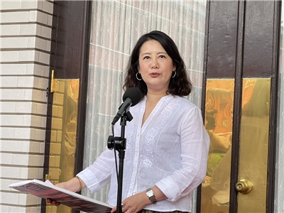 針對國民黨立委鄭麗文號召成立「黨外在野大聯盟」，民進黨團幹事長吳思瑤11日表示，該聯盟僅吸引深藍光譜，恐難以在大罷免得分。(鄭佑漢 攝)