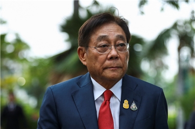 泰國副總理兼財政部長皮猜(Pichai Chunhavajira)。(路透社/達志影像)