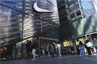 位在紐約第五大道上的耐吉門市。