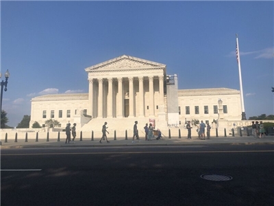 圖為美國最高法院資料照。(圖：中央社)