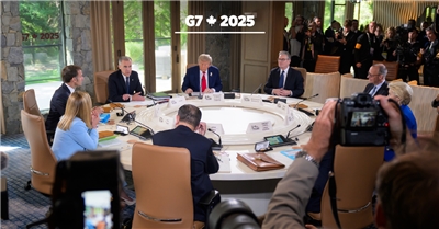 G7峰會主席總結關切中東局勢、俄烏戰爭，並提及印太地區穩定，重申維持台海和平穩定的重要性。(FB@G7)