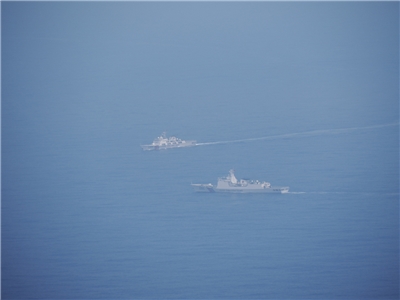 太平洋島國官員透露，中國正採取進一步行動，準備首次在太平洋公海登檢漁船。(示意圖/國防部提供)