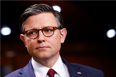 美國共和黨籍眾議院議長強生(Mike Johnson)。