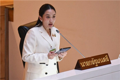 泰國總理貝東丹(Paetongtarn Shinawatra)。 資料照。