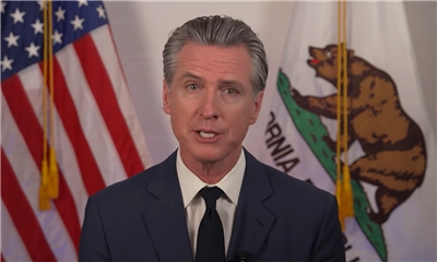 加州州長紐松(Gavin Newsom)10日晚間針對近日洛杉磯動亂發表重大談話。(FB/@GavinNewsom)