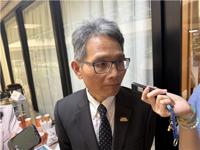 經濟部次長賴建信26日表示，離岸風電3-3選商規範尚有相關意見需要盤點。(謝佳興 攝)