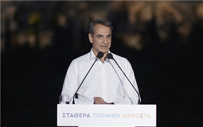 希臘總理米佐塔基斯(Kyriakos Mitsotakis)。(X@kmitsotakis)