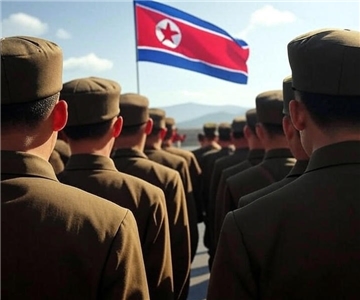 南韓議員引述情報機構的簡報指出，北韓可能在7月或8月向俄羅斯增派軍隊，參與對烏克蘭的戰爭。(示意圖/AI生成圖)