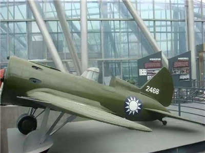 南京航空紀念館更改塗裝前的軍機。(徐全提供)