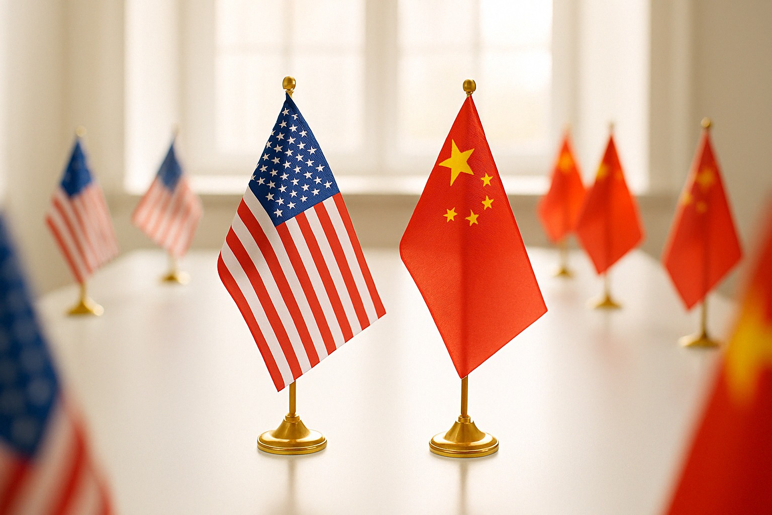 北京面臨到8月12日的最後期限，必須與川普政府達成一項持久的關稅協議。示意圖。(AI生成圖)	