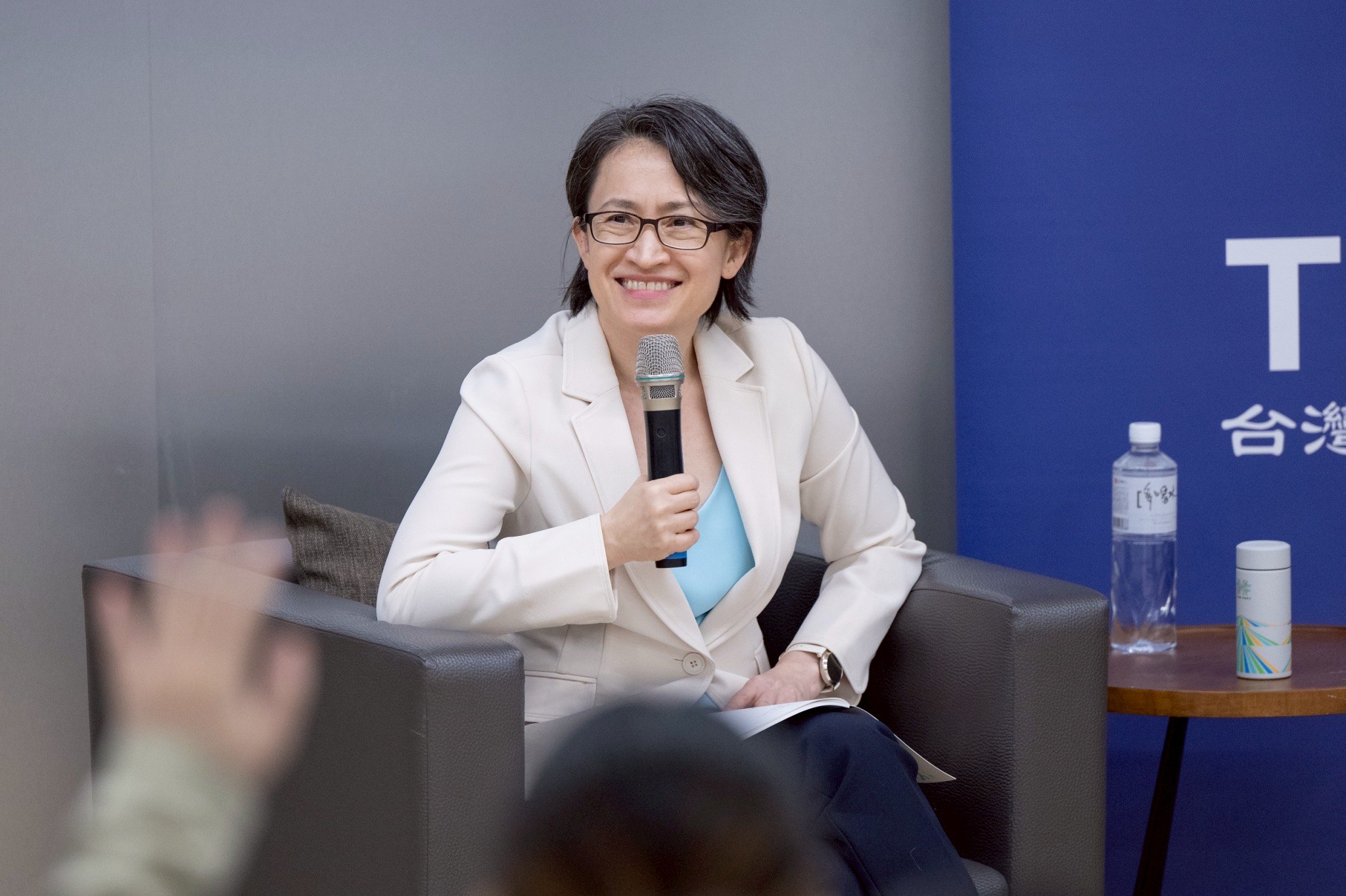 副總統蕭美琴18日下午出席台灣外國記者會「與蕭美琴副總統對話」活動。(圖：總統府)
