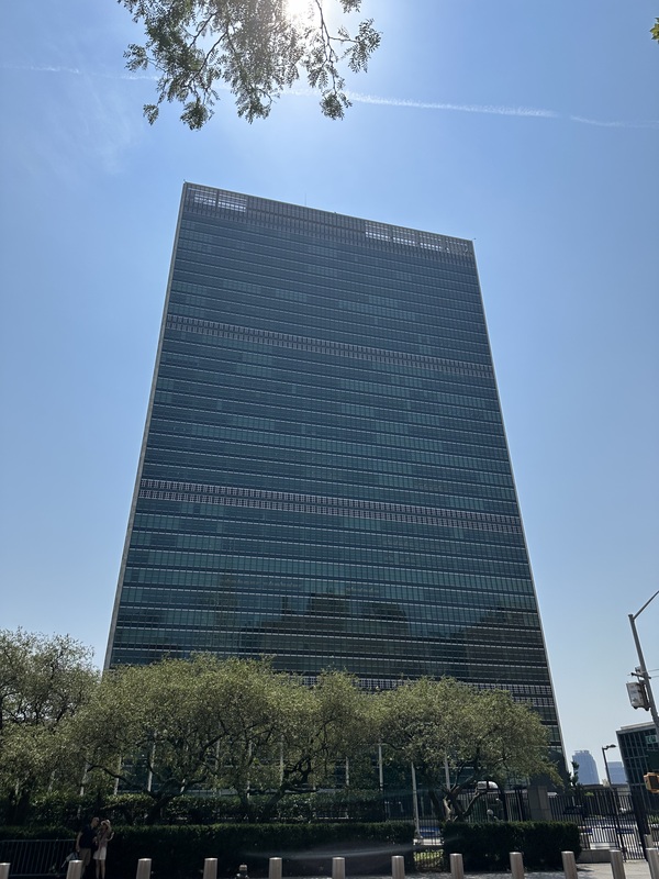 圖為位在紐約市的聯合國總部大樓。(資料照片/CNA)