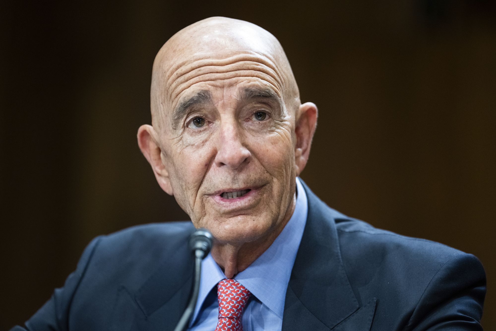 美國駐土耳其大使巴瑞克(Thomas Barrack)。資料照。