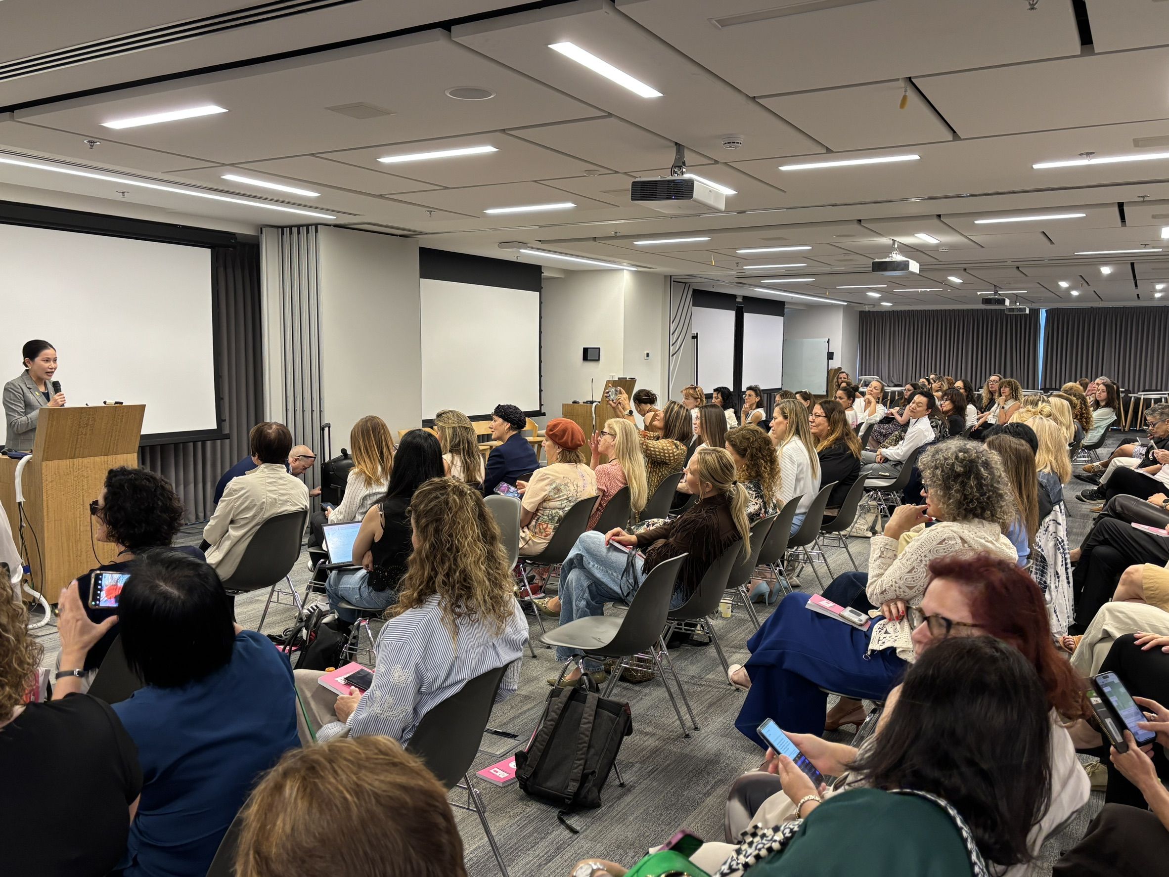 駐以代表李雅萍受邀出席以色列「女性領導論壇」。(圖：駐以代表處提供)
