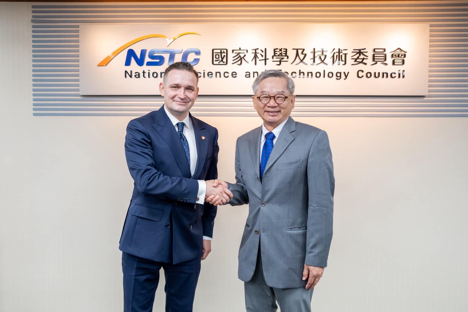 波蘭代表團來訪，國科會主委吳誠文表示，盼深化台波科技領域合作。 (圖:國科會)