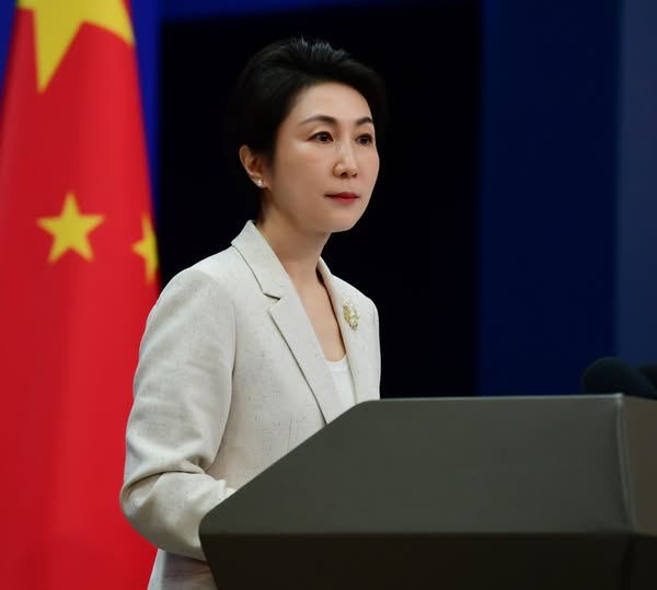 中國外交部發言人毛寧。資料照。(FB＠MFA.CHN)