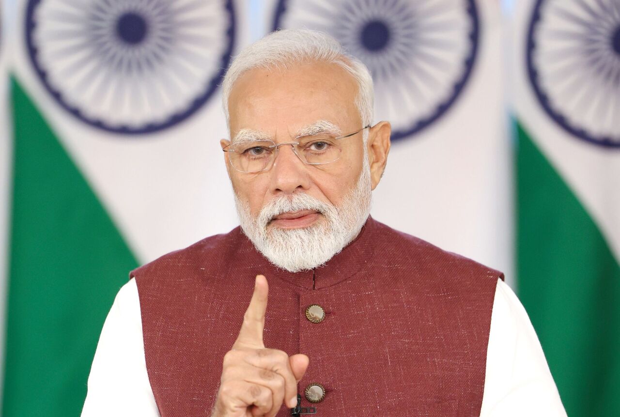 印度總理莫迪(Narendra Modi)。 (圖:@PIB_India)
