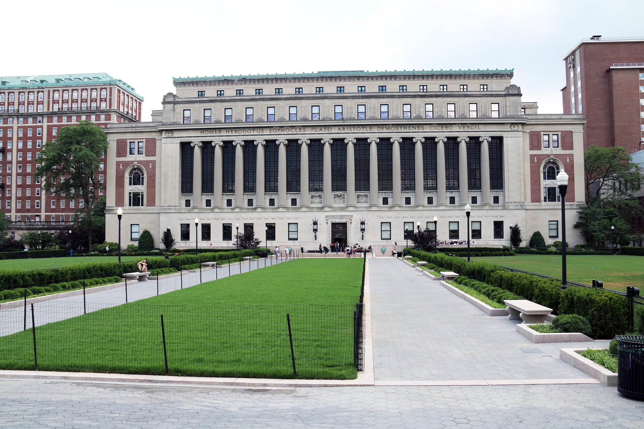 哥倫比亞大學校園。(資料照片∕歐陽夢萍 攝)