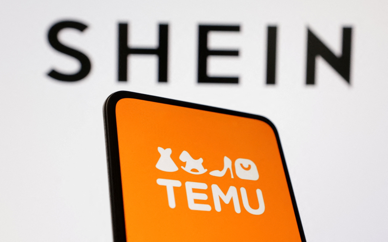 中國電商Temu與SHEIN。 (路透社/達志影像)